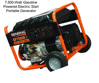 7,500-Watt Gasoline Powered Electric Start Portable Generator