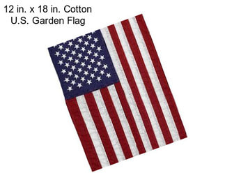 12 in. x 18 in. Cotton U.S. Garden Flag