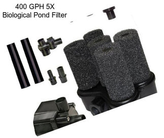 400 GPH 5X Biological Pond Filter