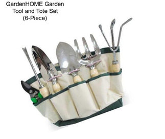 GardenHOME Garden Tool and Tote Set (6-Piece)