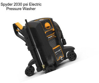 Spyder 2030 psi Electric Pressure Washer