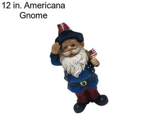 12 in. Americana Gnome