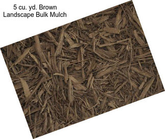 5 cu. yd. Brown Landscape Bulk Mulch