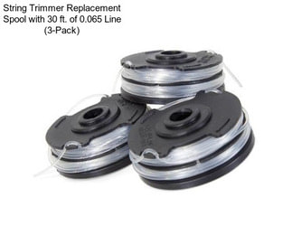 String Trimmer Replacement Spool with 30 ft. of 0.065 Line (3-Pack)