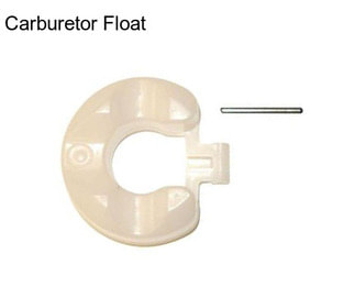 Carburetor Float