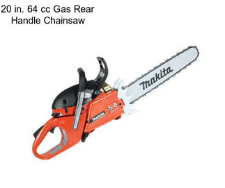 20 in. 64 cc Gas Rear Handle Chainsaw