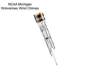NCAA Michigan Wolverines Wind Chimes