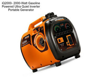 IQ2000- 2000-Watt Gasoline Powered Ultra Quiet Inverter Portable Generator