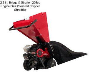 2.5 in. Briggs & Stratton 205cc Engine Gas Powered Chipper Shredder