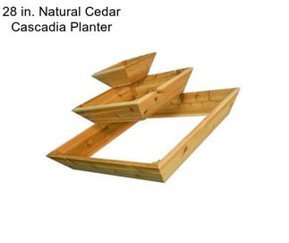 28 in. Natural Cedar Cascadia Planter