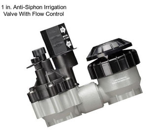 1 in. Anti-Siphon Irrigation Valve With Flow Control