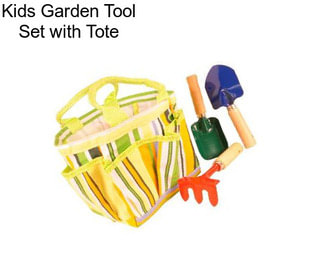 Kids Garden Tool Set with Tote