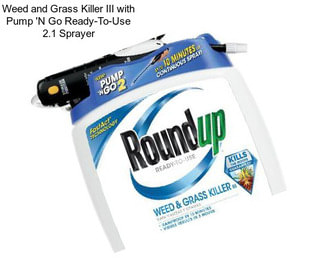 Weed and Grass Killer III with Pump \'N Go Ready-To-Use 2.1 Sprayer