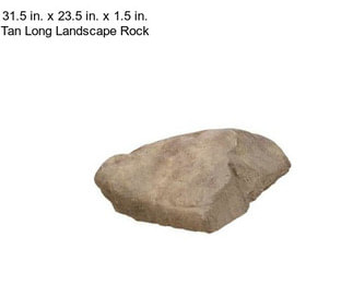 31.5 in. x 23.5 in. x 1.5 in. Tan Long Landscape Rock