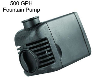500 GPH Fountain Pump