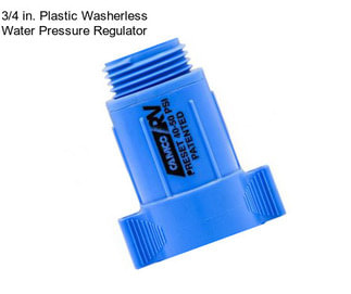 3/4 in. Plastic Washerless Water Pressure Regulator