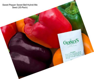 Sweet Pepper Sweet Bell Hybrid Mix Seed (35-Pack)