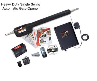 Heavy Duty Single Swing Automatic Gate Opener