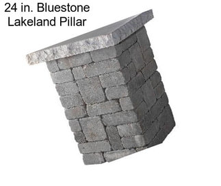 24 in. Bluestone Lakeland Pillar