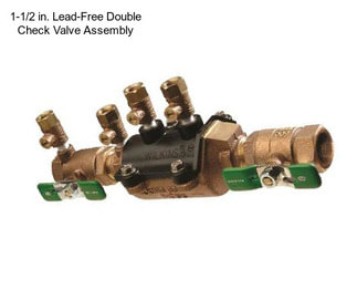 1-1/2 in. Lead-Free Double Check Valve Assembly