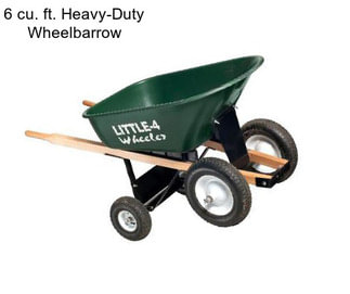 6 cu. ft. Heavy-Duty Wheelbarrow