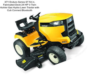 XT1 Enduro Series ST 54 in. Fabricated Deck 24 HP V-Twin Kohler Gas Hydro Lawn Tractor with Cub Connect Bluetooth