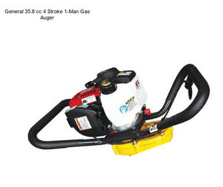 General 35.8 cc 4 Stroke 1-Man Gas Auger