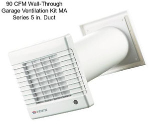 90 CFM Wall-Through Garage Ventilation Kit MA Series 5 in. Duct
