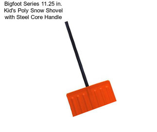 Bigfoot Series 11.25 in. Kid\'s Poly Snow Shovel with Steel Core Handle