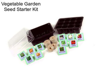 Vegetable Garden Seed Starter Kit