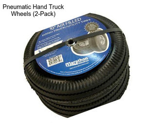Pneumatic Hand Truck Wheels (2-Pack)