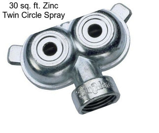 30 sq. ft. Zinc Twin Circle Spray