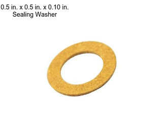 0.5 in. x 0.5 in. x 0.10 in. Sealing Washer