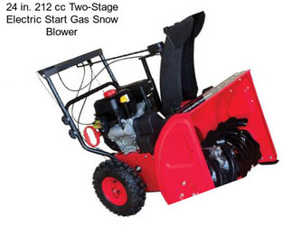 24 in. 212 cc Two-Stage Electric Start Gas Snow Blower