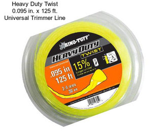 Heavy Duty Twist 0.095 in. x 125 ft. Universal Trimmer Line