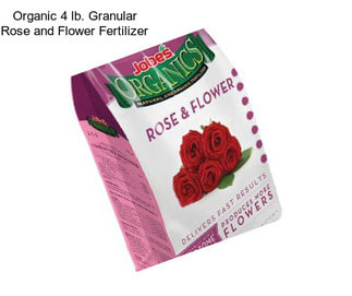 Organic 4 lb. Granular Rose and Flower Fertilizer