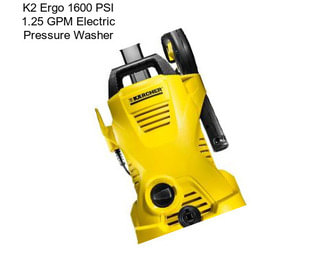 K2 Ergo 1600 PSI 1.25 GPM Electric Pressure Washer