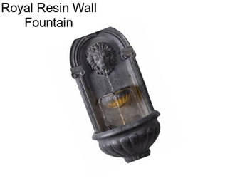 Royal Resin Wall Fountain