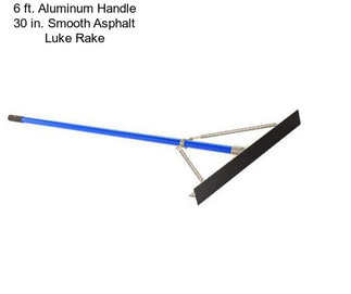 6 ft. Aluminum Handle 30 in. Smooth Asphalt Luke Rake