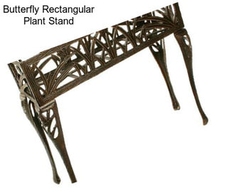 Butterfly Rectangular Plant Stand