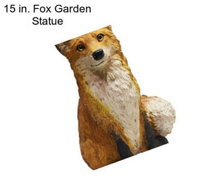 15 in. Fox Garden Statue