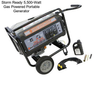 Storm Ready 5,500-Watt Gas Powered Portable Generator