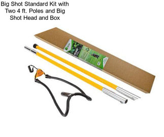 Big Shot Standard Kit with Two 4 ft. Poles and Big Shot Head and Box