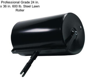 Professional Grade 24 in. x 36 in. 600 lb. Steel Lawn Roller