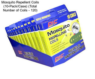 Mosquito Repellent Coils (10-Pack/Case) (Total Number of Coils - 120)