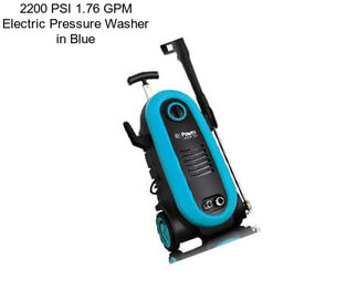 2200 PSI 1.76 GPM Electric Pressure Washer in Blue