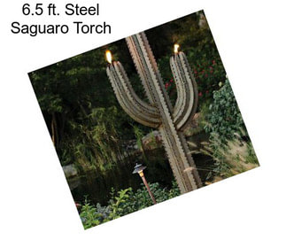6.5 ft. Steel Saguaro Torch