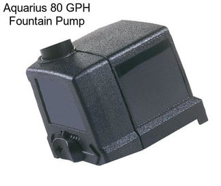 Aquarius 80 GPH Fountain Pump