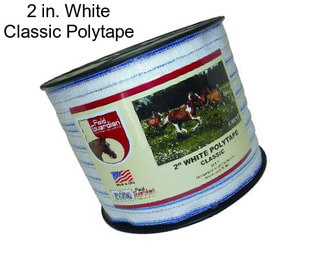 2 in. White Classic Polytape