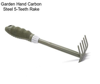 Garden Hand Carbon Steel 5-Teeth Rake